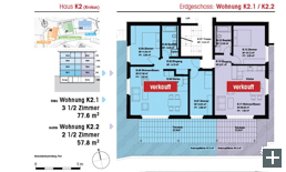 Wohnung K2.1 / K2.2